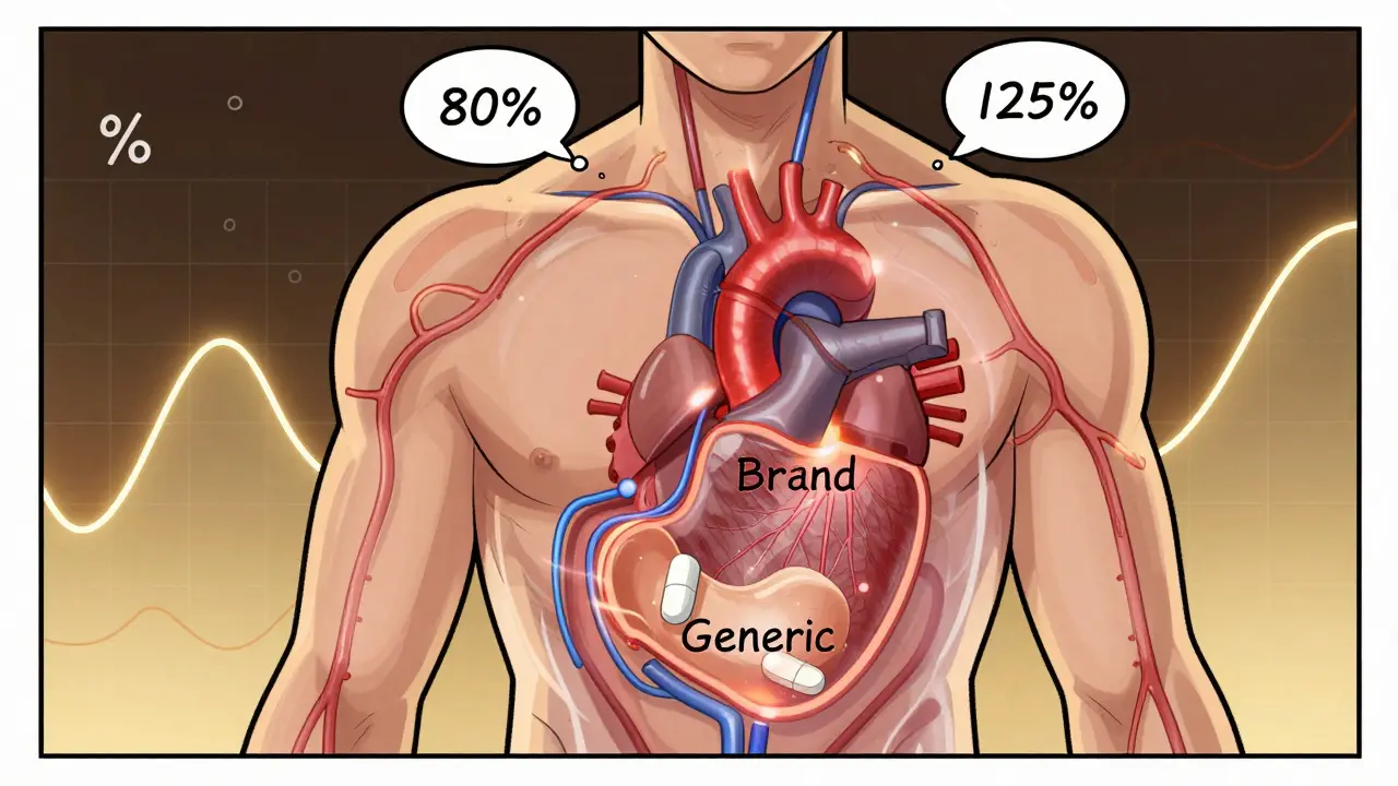 The 80-125% Rule: Understanding Bioequivalence Confidence Intervals in Generic Drugs
